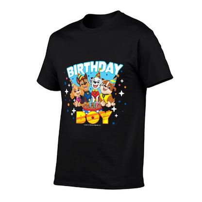 Kids PAW Patrol Birthday Boy Friendly Group Celebration  Relaxed-fit T-Shirt