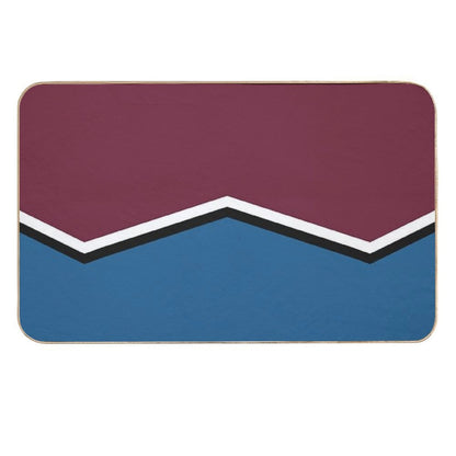 Colorado Avalanche Retro Stripes  Slip-Resistant Bath Mat