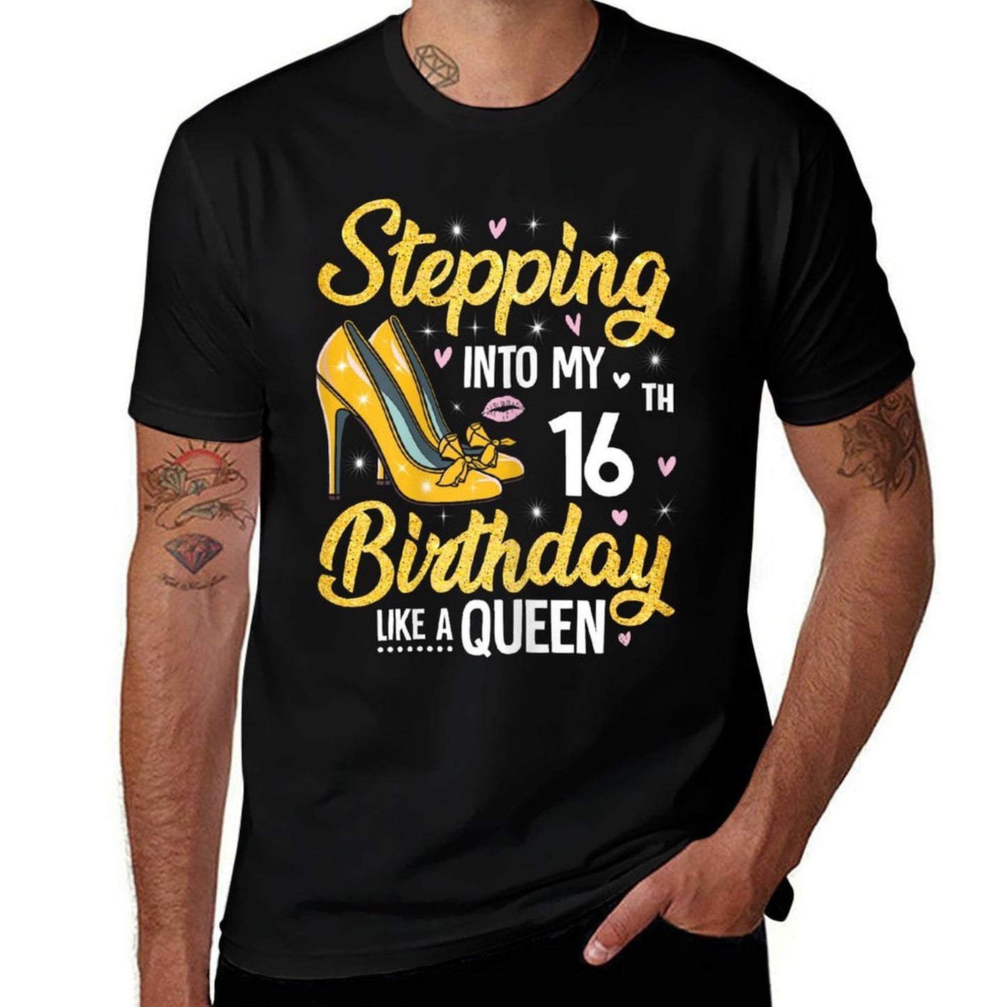 Stepping Into My 16th Birthday Girls 16 Year Old Bday Comfortable T-Shirt