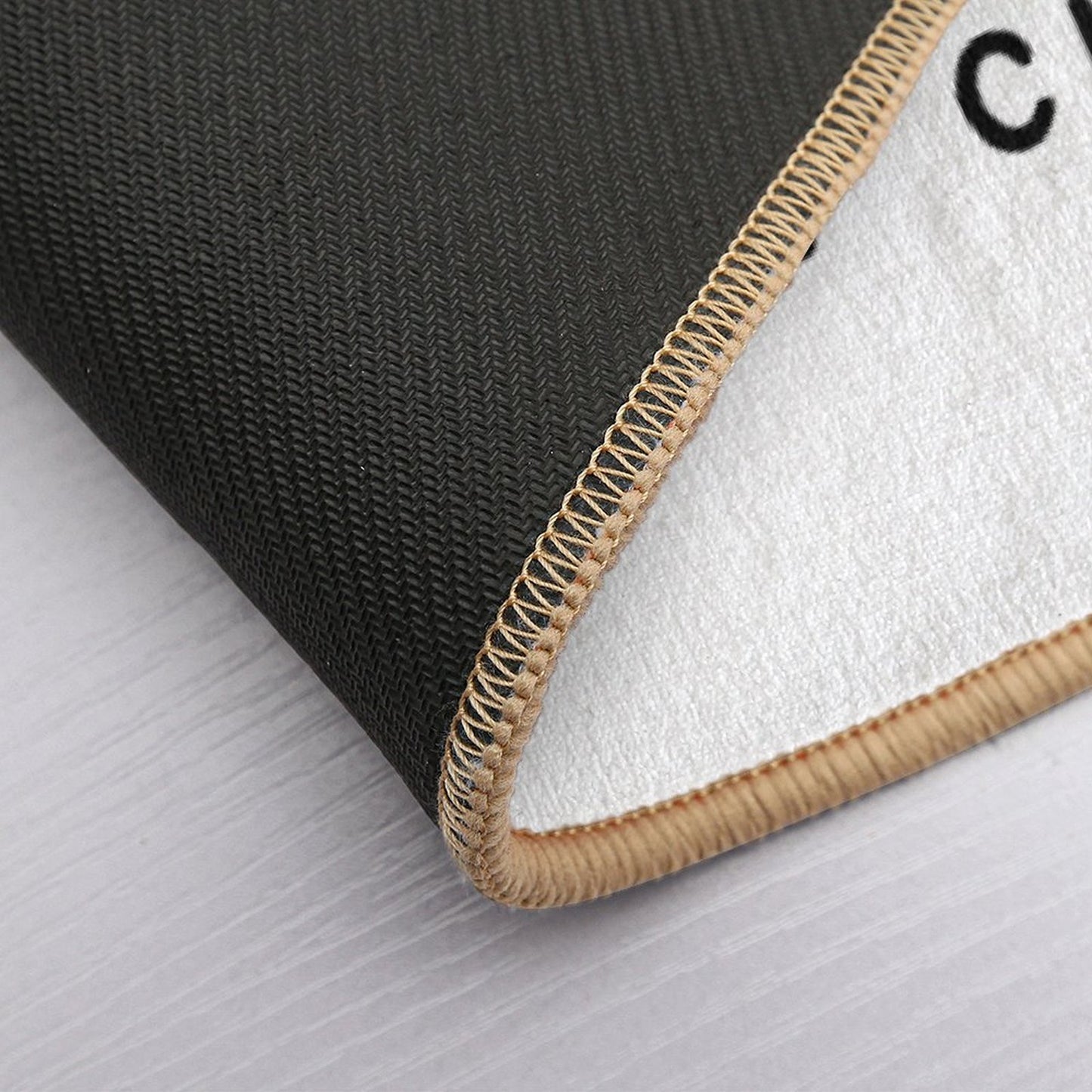 UNDER THE LORDSHIP OF CHRIST (BLACK)  Fade-Resistant Bath Mat