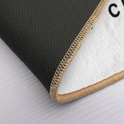 UNDER THE LORDSHIP OF CHRIST (BLACK)  Fade-Resistant Bath Mat