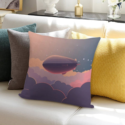 Airship Soft Skin-Friendly Throw Pillow