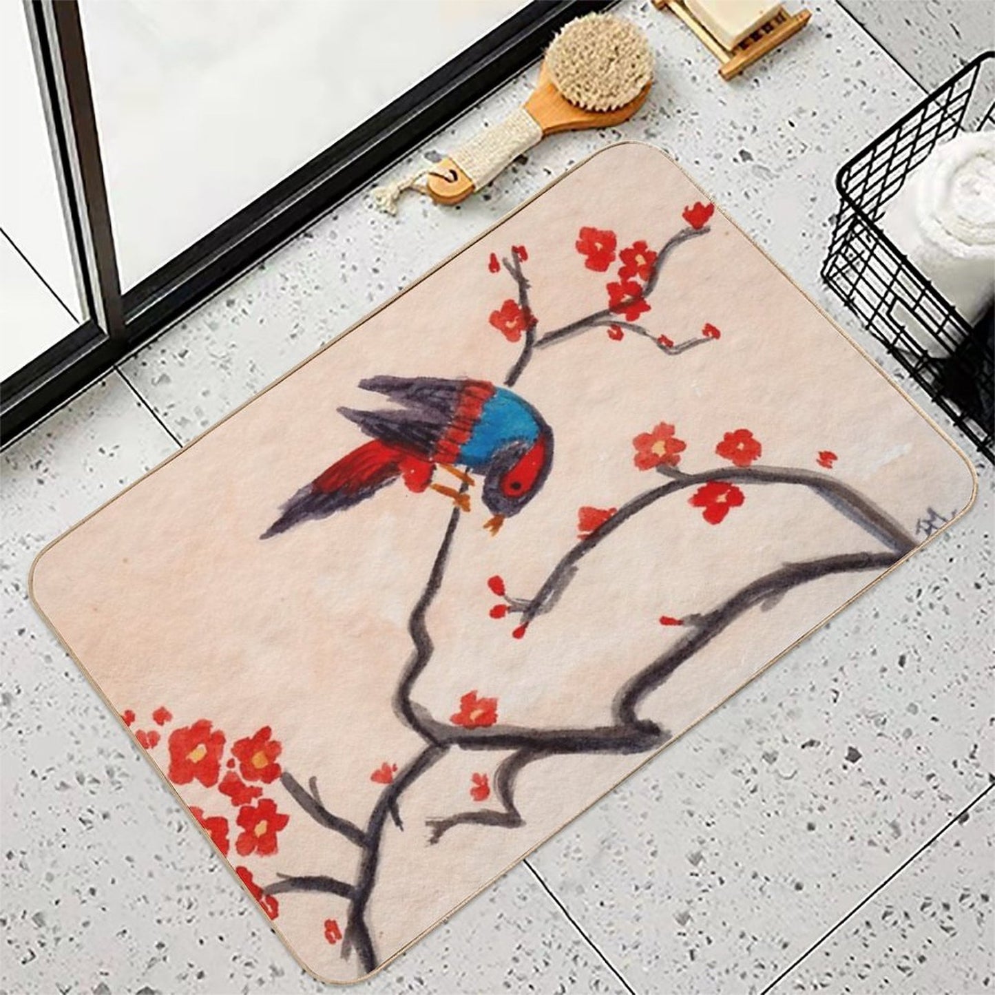 Sakura Cherry Tree  Non-Slip Bath Mat