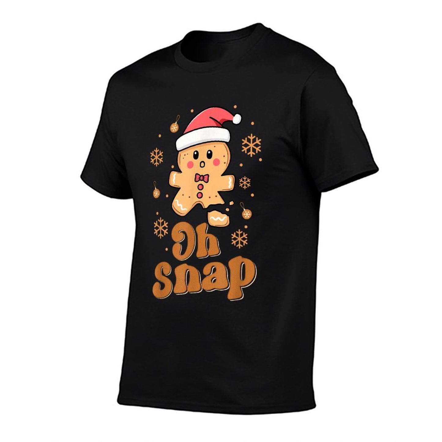 Oh Snap Gingerbread Man Cute Christmas Cookie Baking Team  Versatile T-Shirt