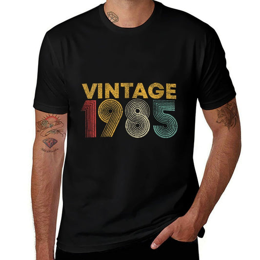 Womens Vintage 1985 40th Birthday Gift Men Women 40 Years Old  Moisture-wicking T-Shirt
