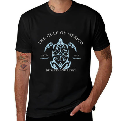 Gulf of Mexico Turtle BE SALTY AND RESIST Affordable Price T-Shirt