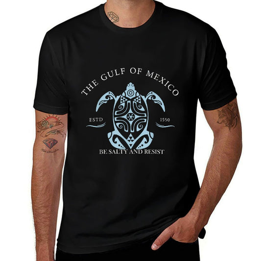 Gulf of Mexico Turtle BE SALTY AND RESIST Affordable Price T-Shirt
