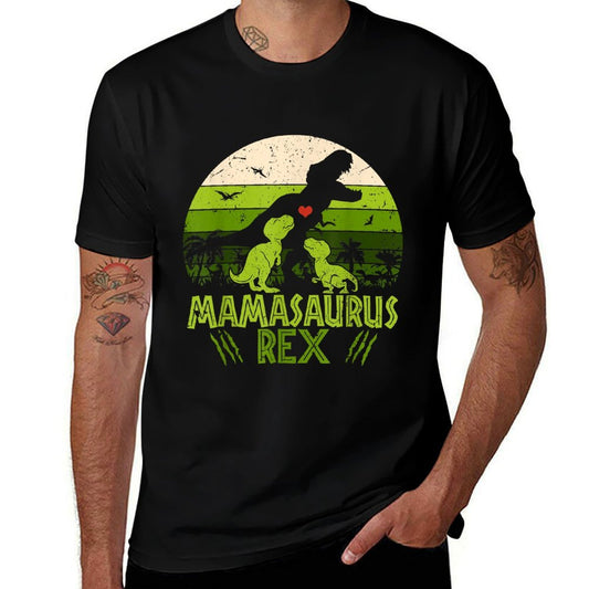 Vintage Retro 2 Kids Mamasaurus Dinosaur Lover Gift  Vintage-inspired T-Shirt