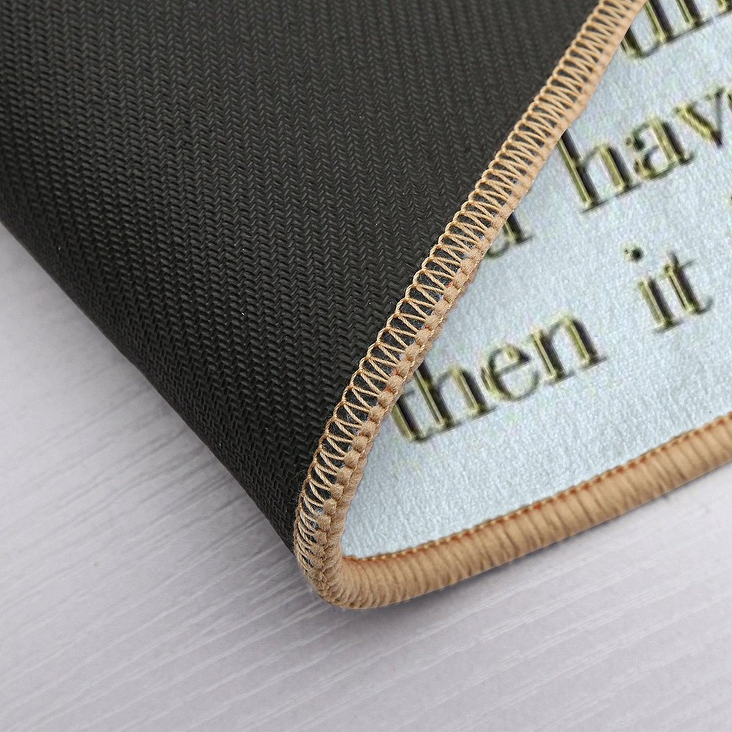 Silence Is Golden Unless You Have A Kelpie  Multi-Purpose Bath Mat