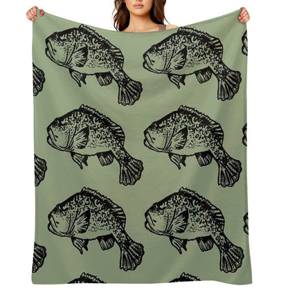 Murray River Cod Multi-functional Throw Blanket