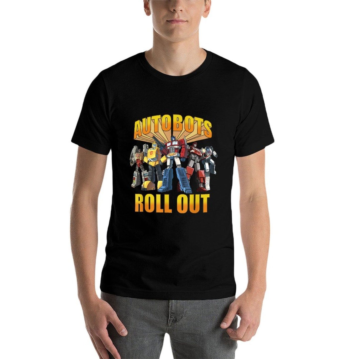 Transformers Retro Autobots Roll Out Group Shot  Relaxed-fit T-Shirt