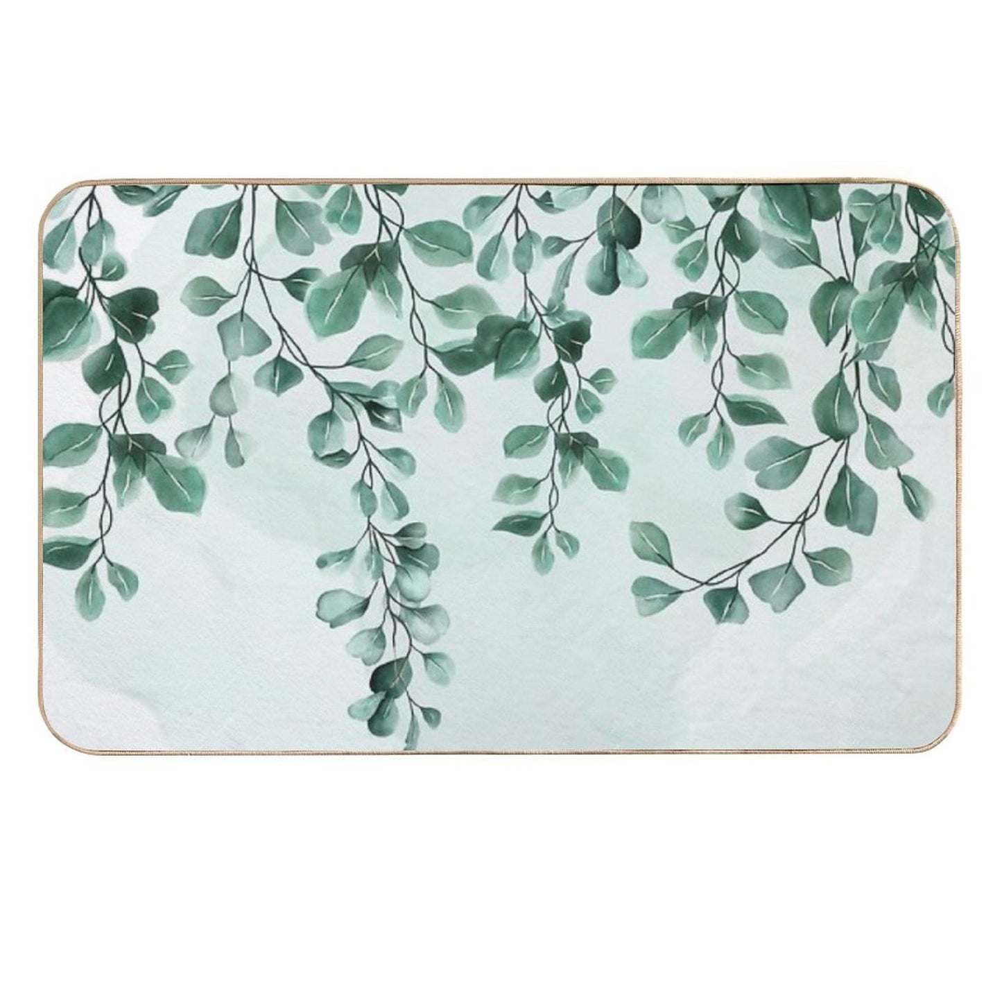 Plant Vines Durable Bath Mat