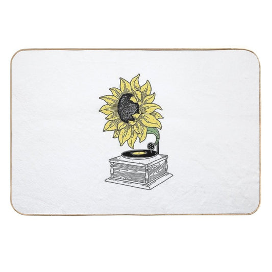 Singing in The Sun  Fade-Resistant Bath Mat