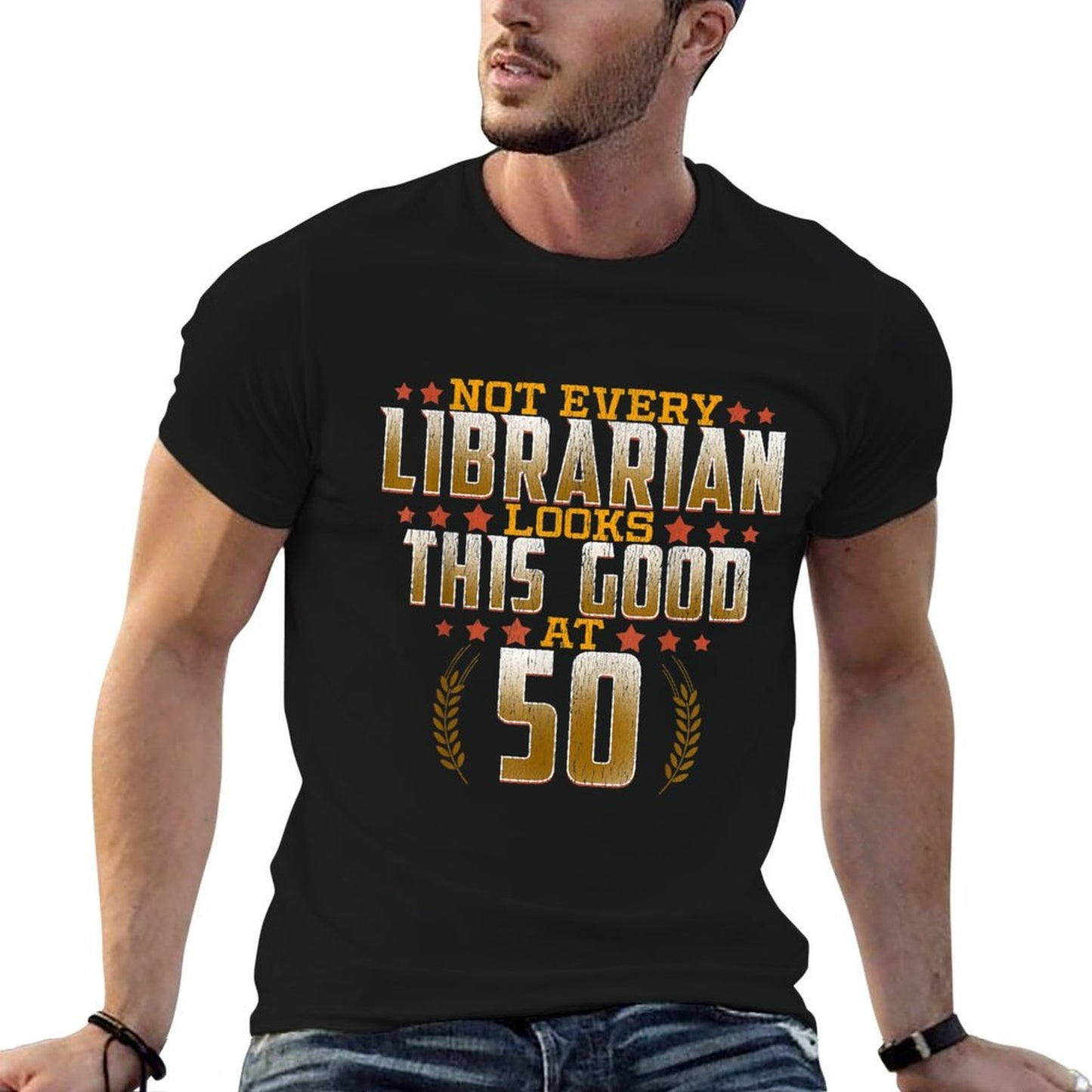 Librarian 50th Birthday  Lightweight T-Shirt