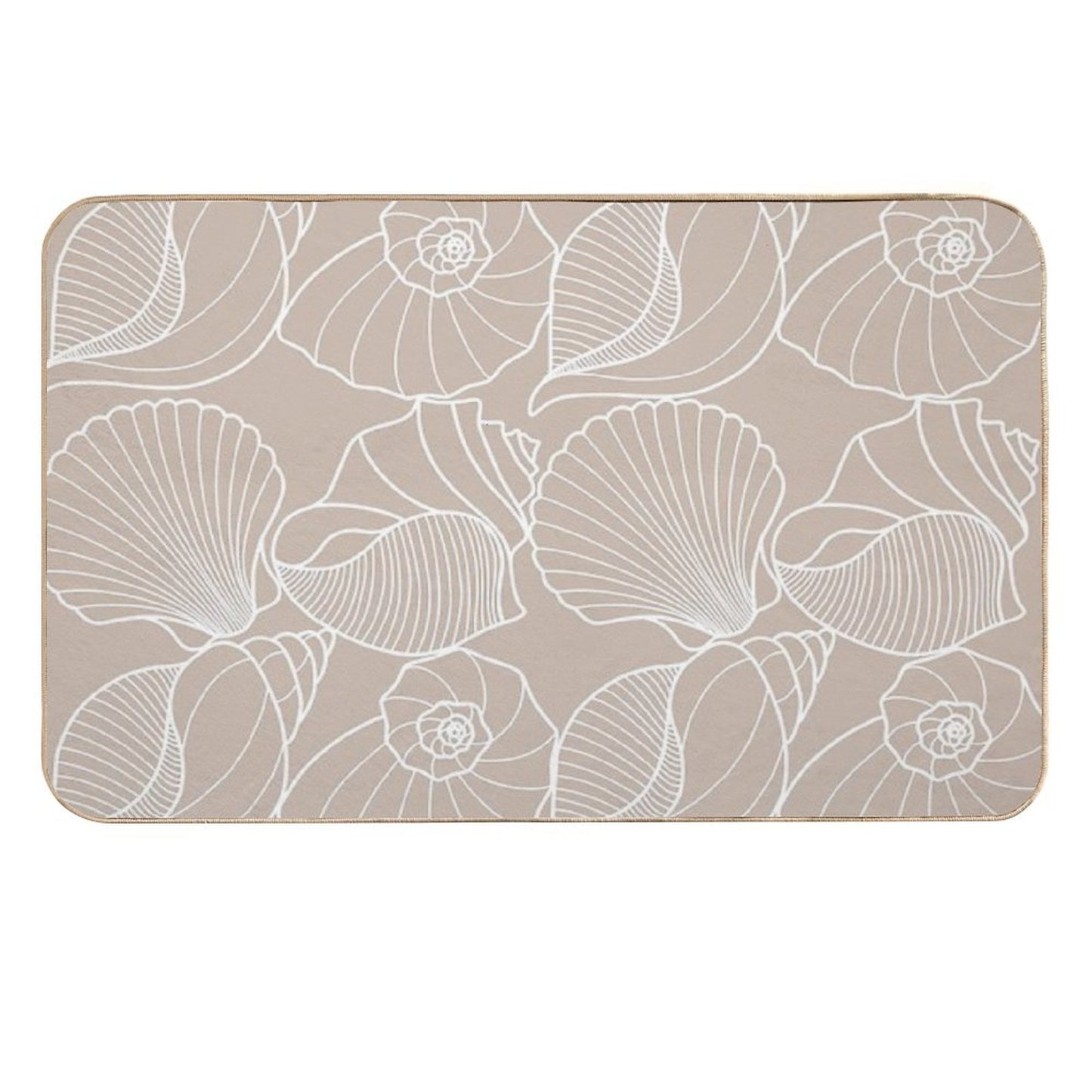 Bona Fide Beige by Sherwin Williams  Fade-Resistant Bath Mat