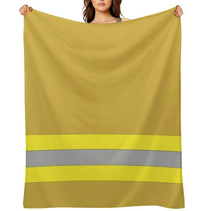 Firefighter Turnout Gear Shrink-resistant Throw Blanket