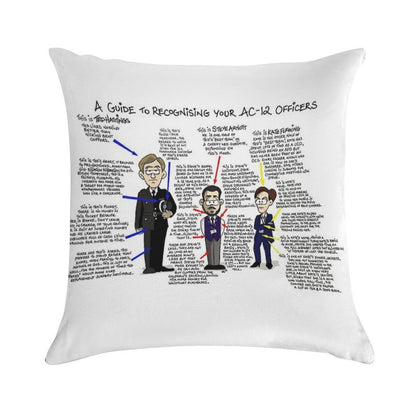 Line of Duty AC12 Guide Soft Shrink-Resistant Throw Pillow