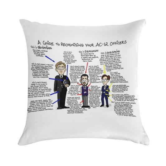 Line of Duty AC12 Guide Soft Shrink-Resistant Throw Pillow