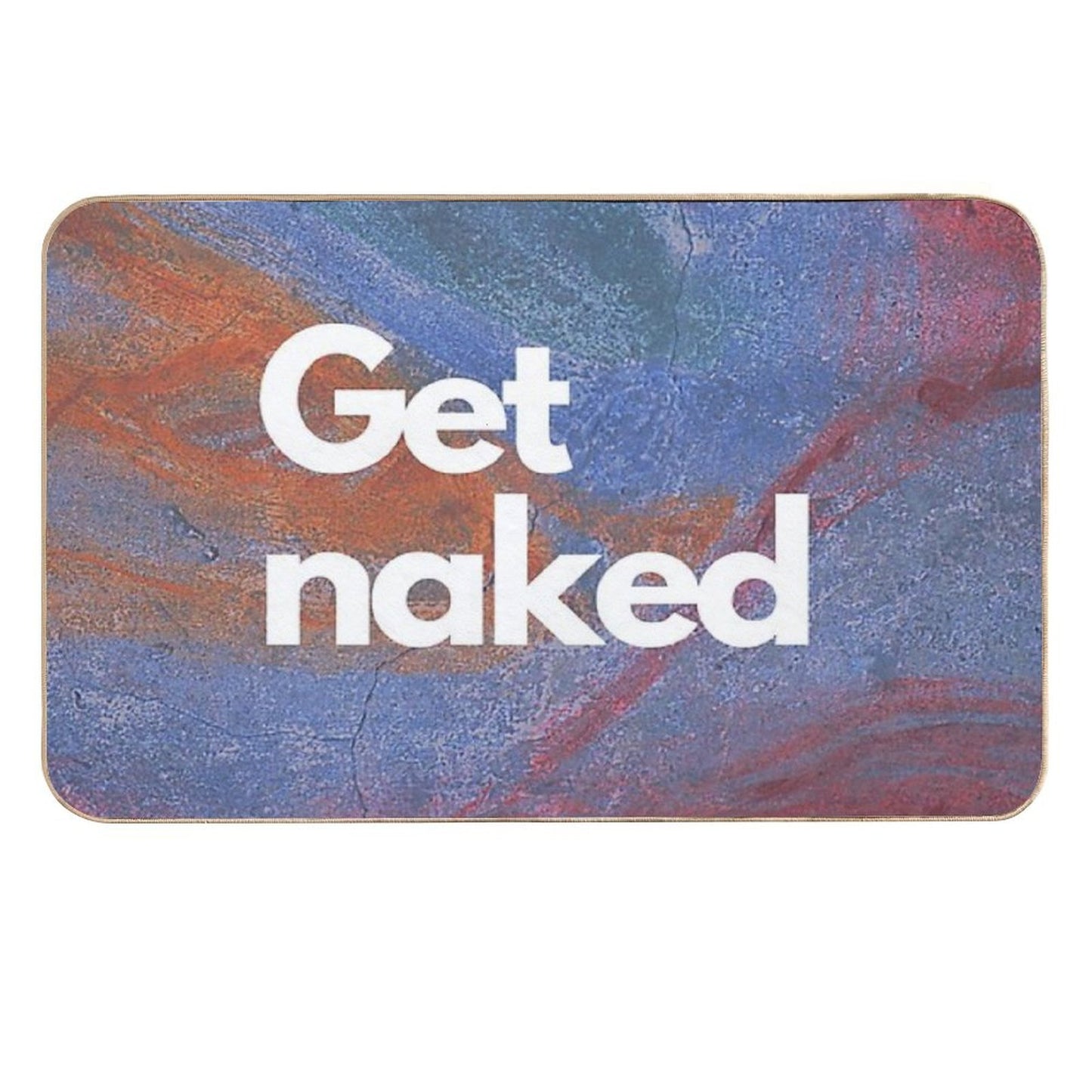 GET NAKED Colourful Marble  Multi-Purpose Bath Mat