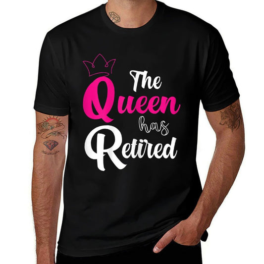 Womens The Queen Has Retired - Womens Retirement Gifts  Summer-ready Fabric T-Shirt
