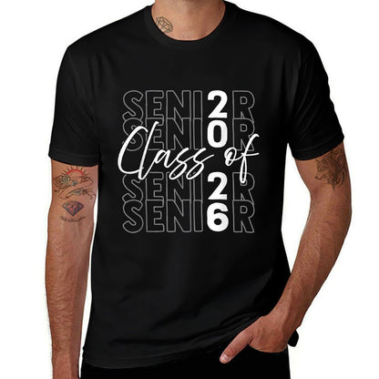 Funny Senior Class of 2026 Senior Student Boys Girls  Soft T-Shirt