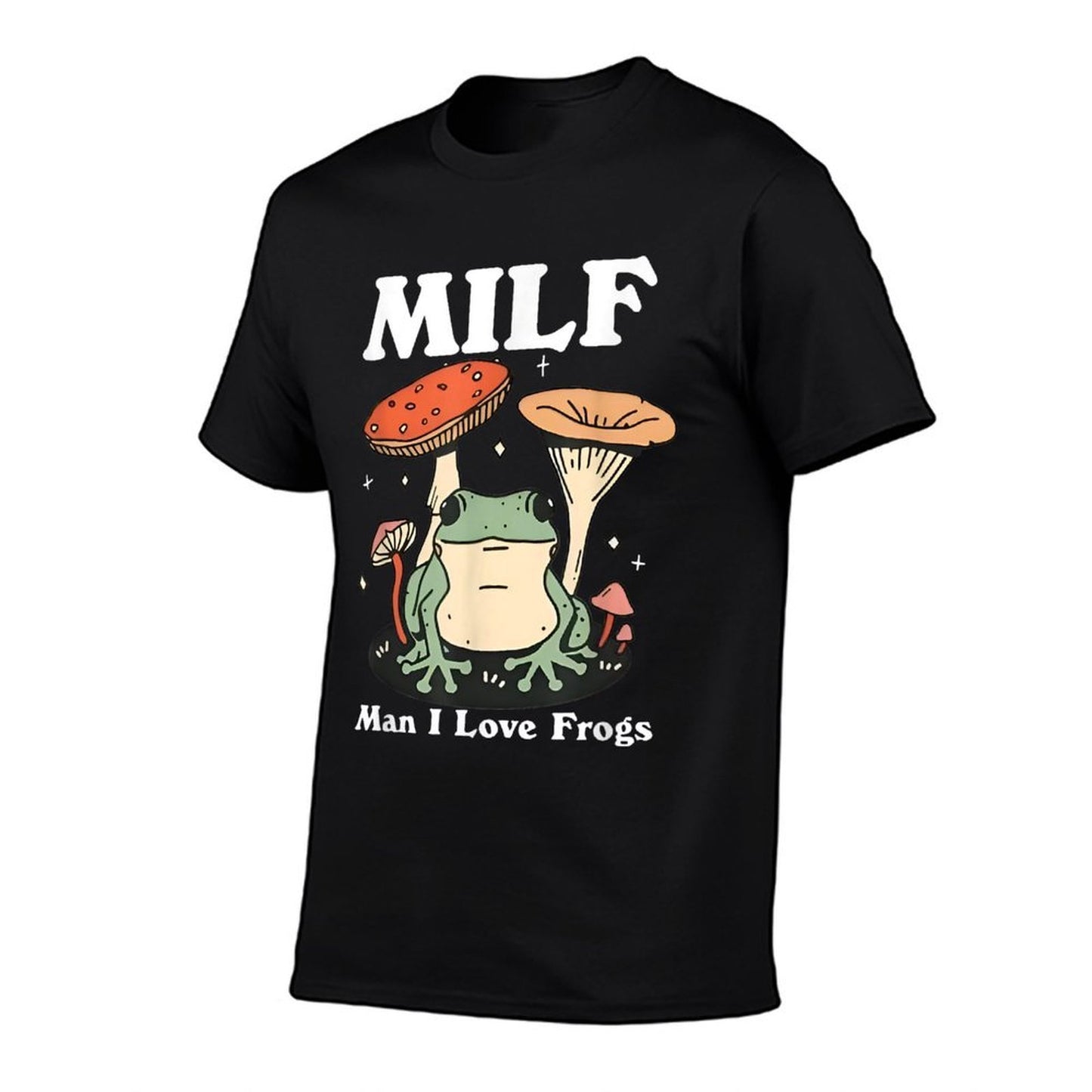 MILF Man I Love Frogs Vintage Retro Frog And Mushroom Funny  Quick-drying T-Shirt
