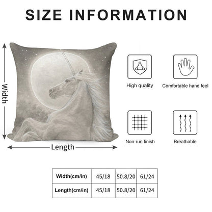 The Unicorn Soft Multiple Sizes Throw Pillow
