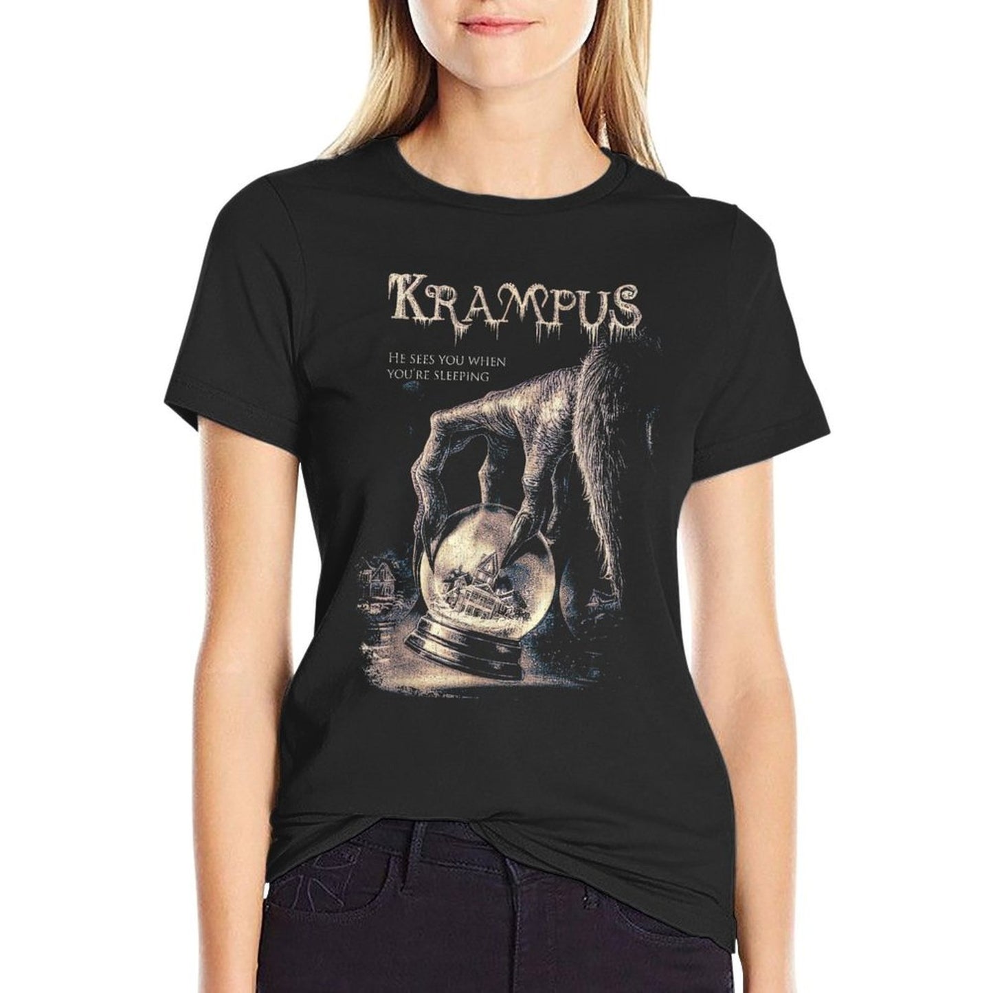 Krampusnacht Christmas Monster Krampus Lover Festive Horror  Vintage-inspired T-Shirt