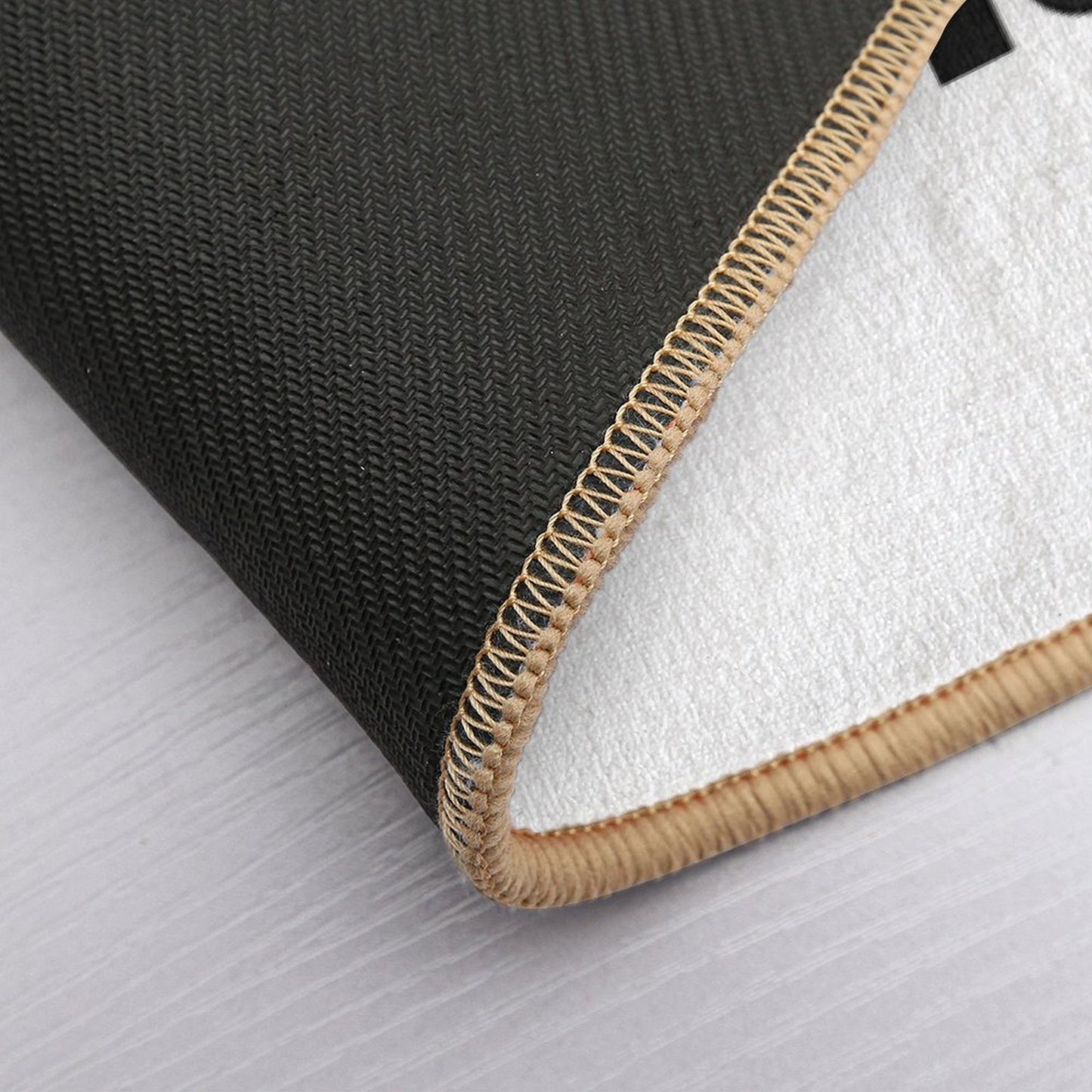 I'd Rather Be Naked.  Stain-Proof Bath Mat