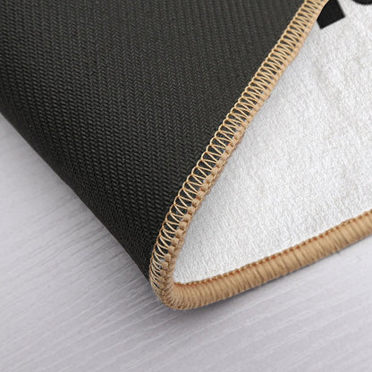 I'd Rather Be Naked.  Stain-Proof Bath Mat