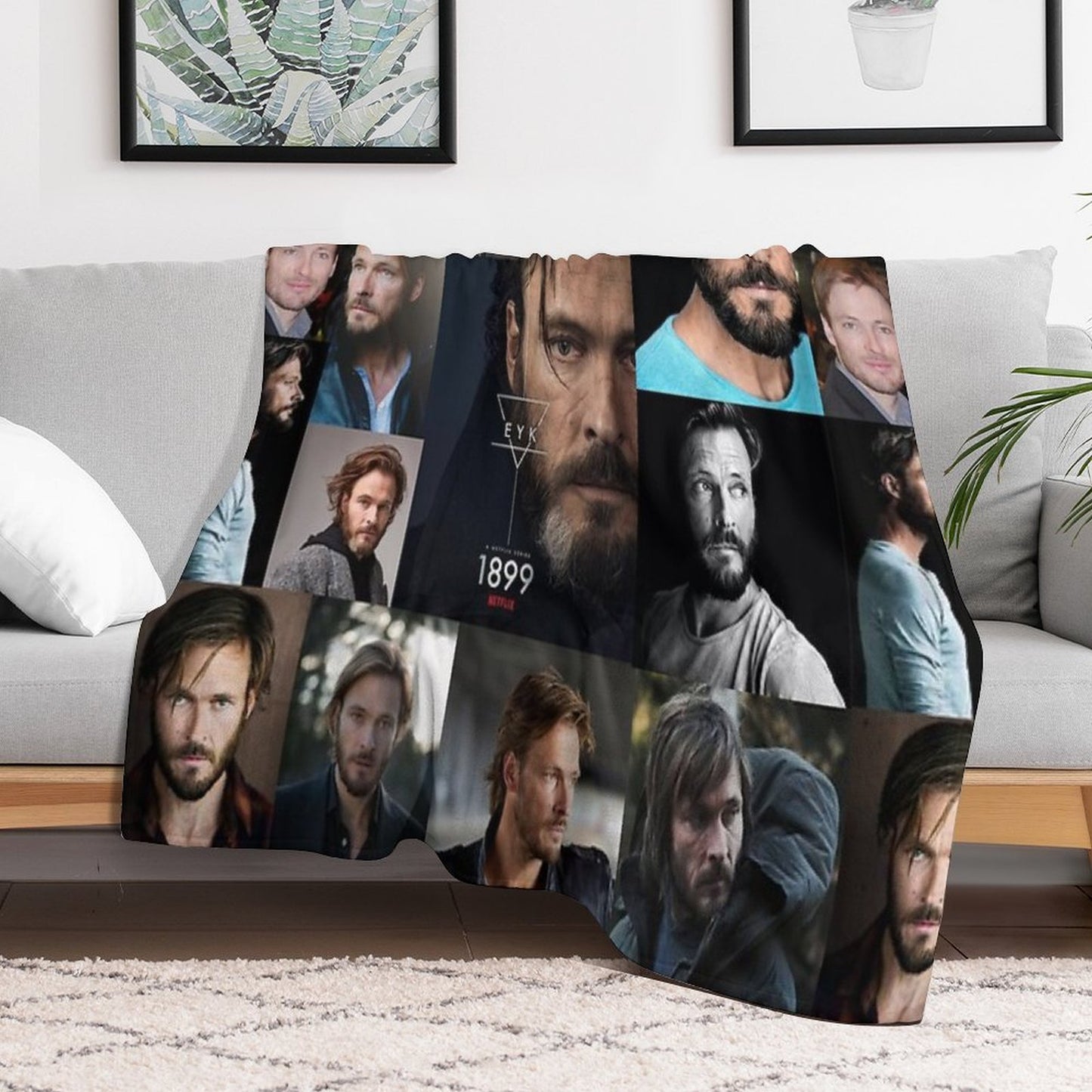 Andreas Pietschmann Collage Design Multi-functional Throw Blanket