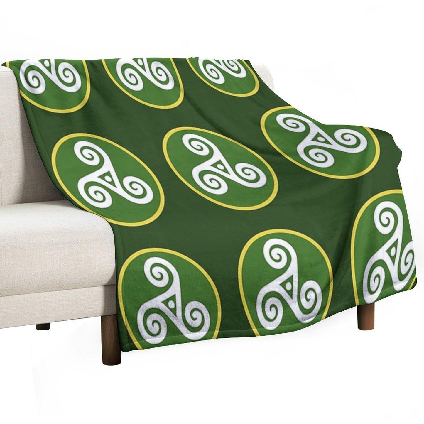 Civilizations Emblems - Celts Travel-friendly Throw Blanket