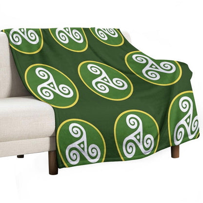 Civilizations Emblems - Celts Travel-friendly Throw Blanket