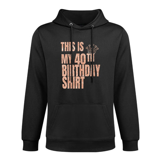 40th Birthday Gifts for Women Funny 40 Birthday Machine Washable Hoodie