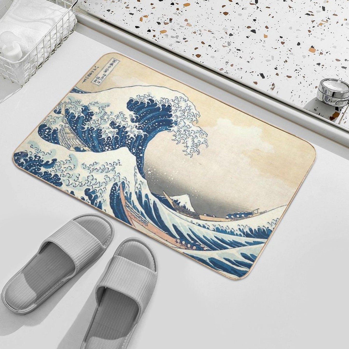 Wave  Pet-Safe Bath Mat