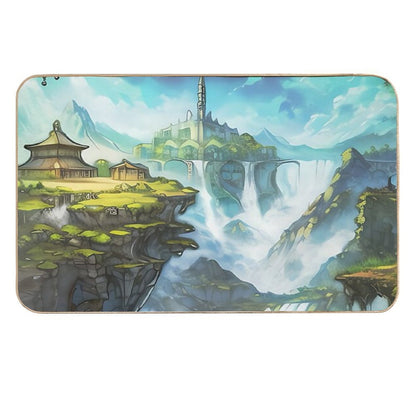 Epic Waterfall Fantasy  Slip-Resistant Bath Mat