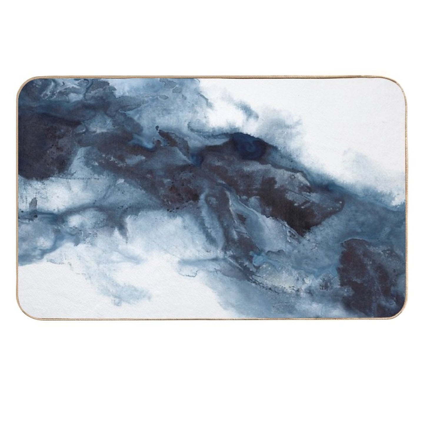 Indigo Depths No. 1  Dirt-Trapping Bath Mat