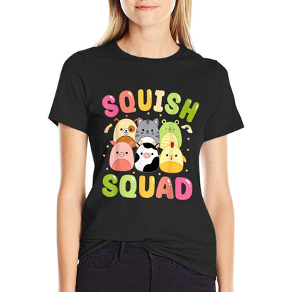 Squish Squad Girls Kids Toddlers Cute Birthday  Odor-resistant T-Shirt