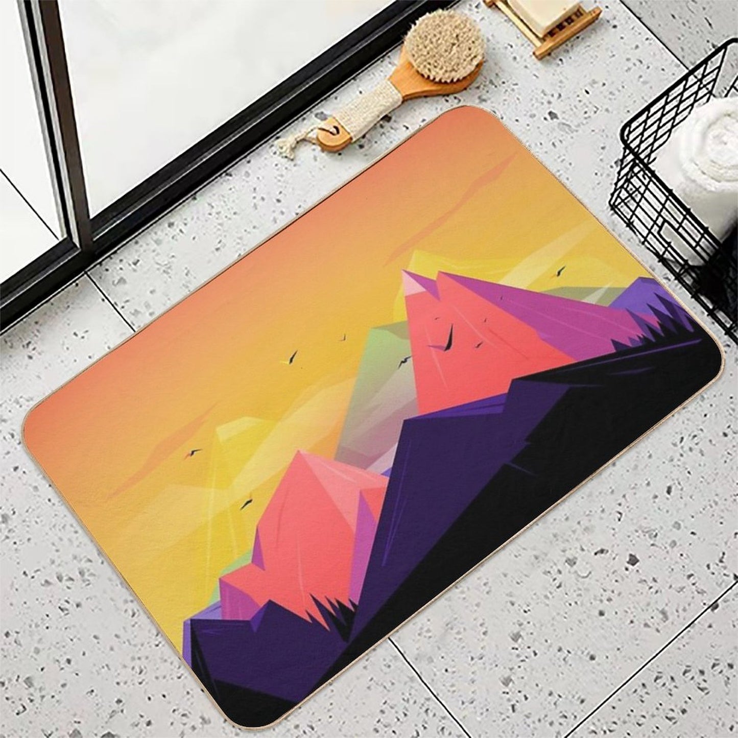 Oh The Mountains  High-Traffic Bath Mat
