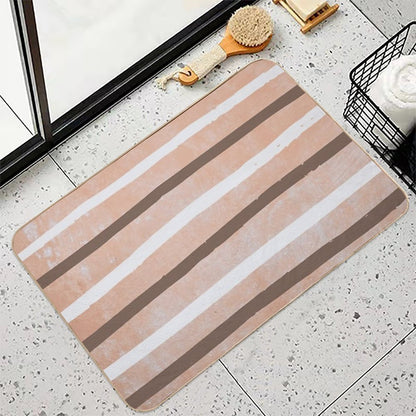 Rustic Brick Strips  Anti-Trip Bath Mat