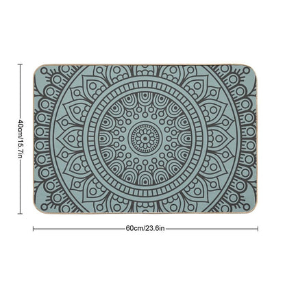 Mandala Boho Mist  Long-Lasting Bath Mat