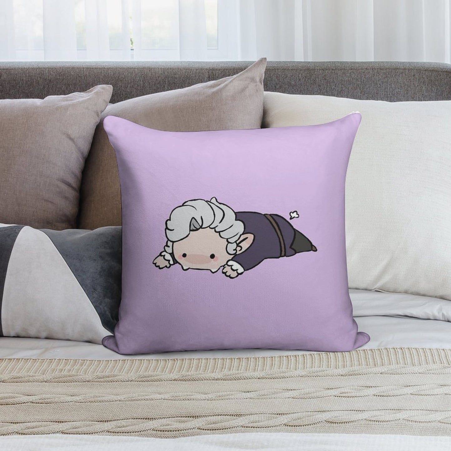 Slugstarion Soft High-Density Material Throw Pillow