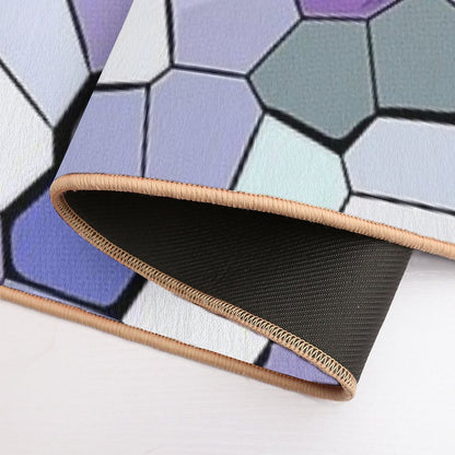 Mosaic Design - Camouflage Texture  Non-Slip Bath Mat