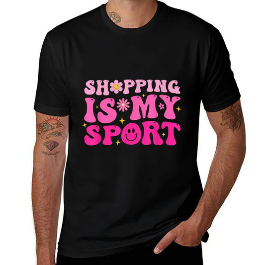 Groovy Shopping Is My Sport Funny Shopping Lover  Lightweight T-Shirt