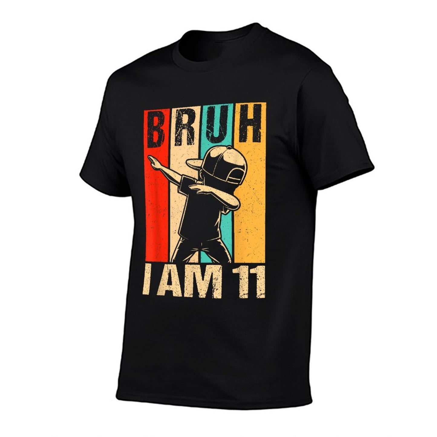 11 Year Old Birthday Dabbing Boy Bruh It's My 11th Birthday  Versatile T-Shirt