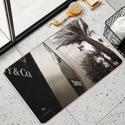 Tom - Ford Menswear Shop in Vegas - Black And White  Multi-Purpose Bath Mat