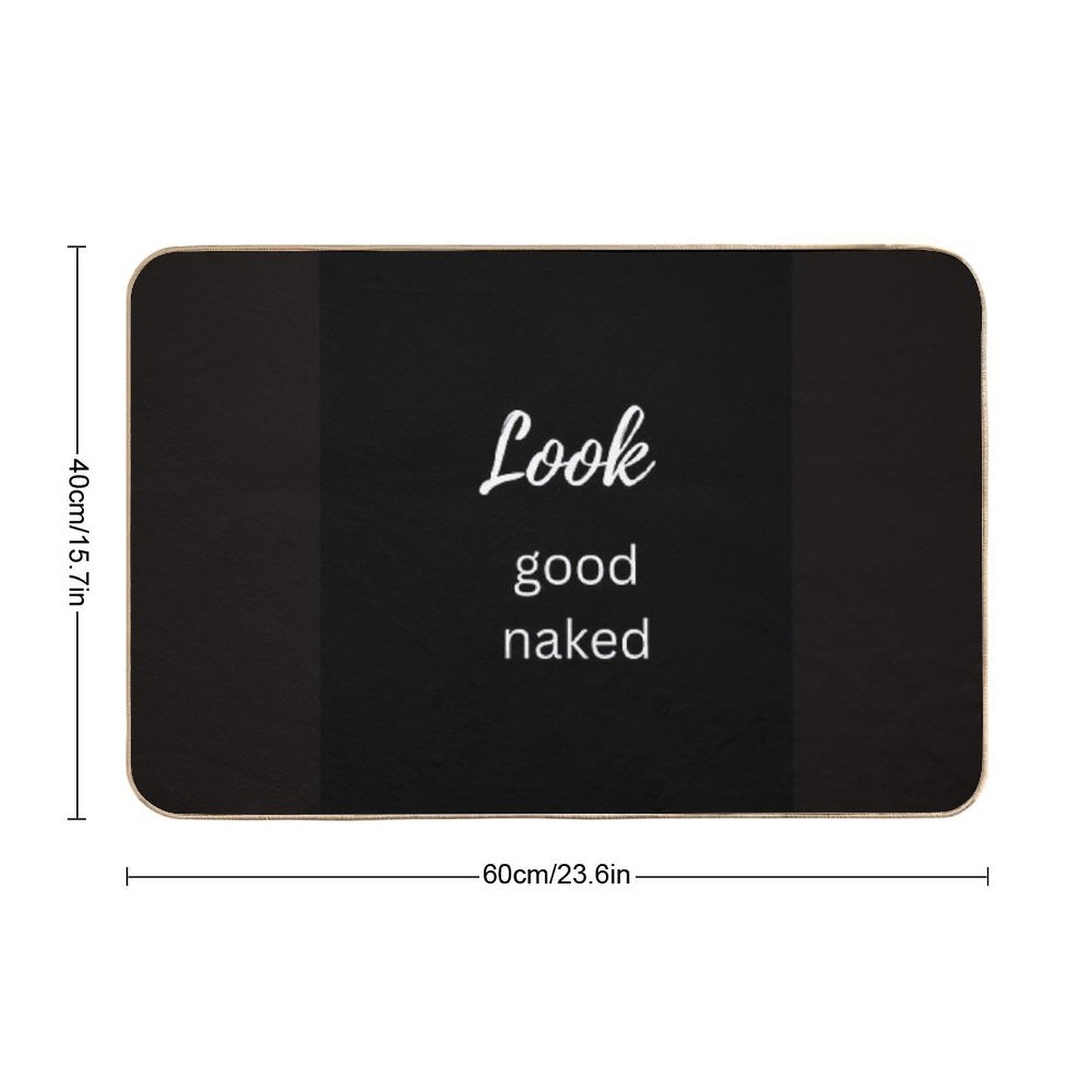 Look Good Naked  Multi-Purpose Bath Mat