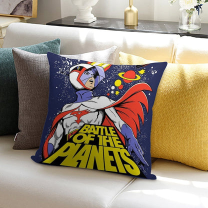 BATTLE OF THE PLANETS! Soft Easy Maintenance Throw Pillow