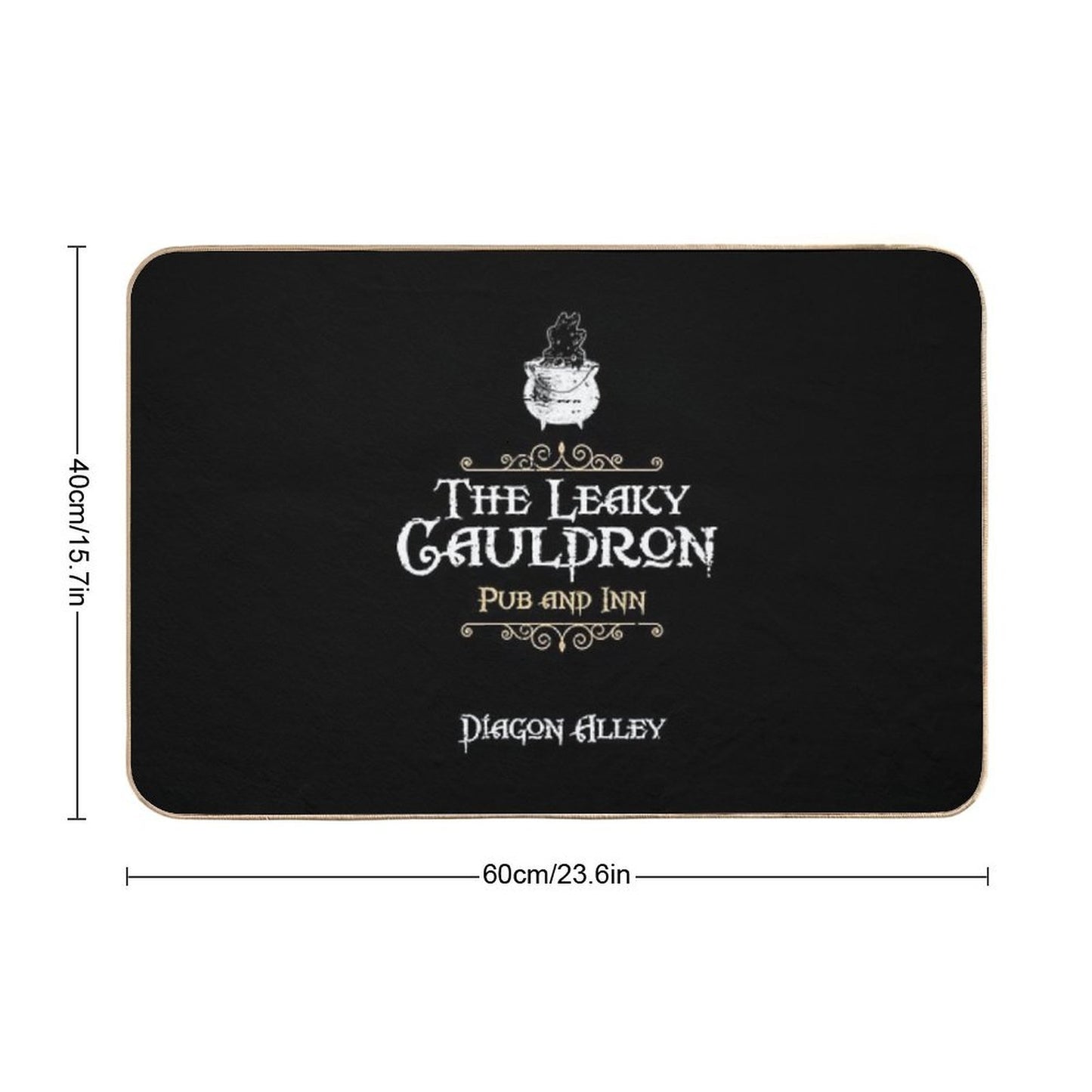 The Leaky Cauldron Pub And Inn  Easy To Clean Bath Mat