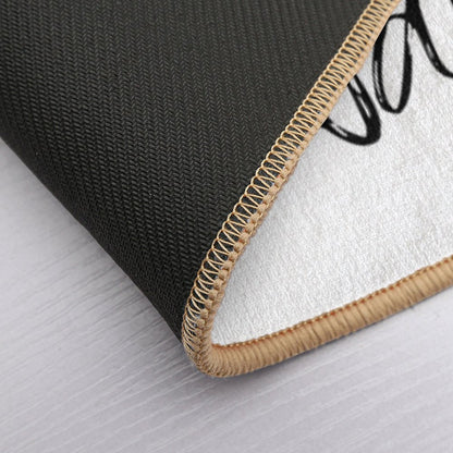 Get Naked Funny Bathroom Art  Rapid-Drying Bath Mat